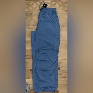 Charlotte Russe Blue Cargo/Parachute Pants